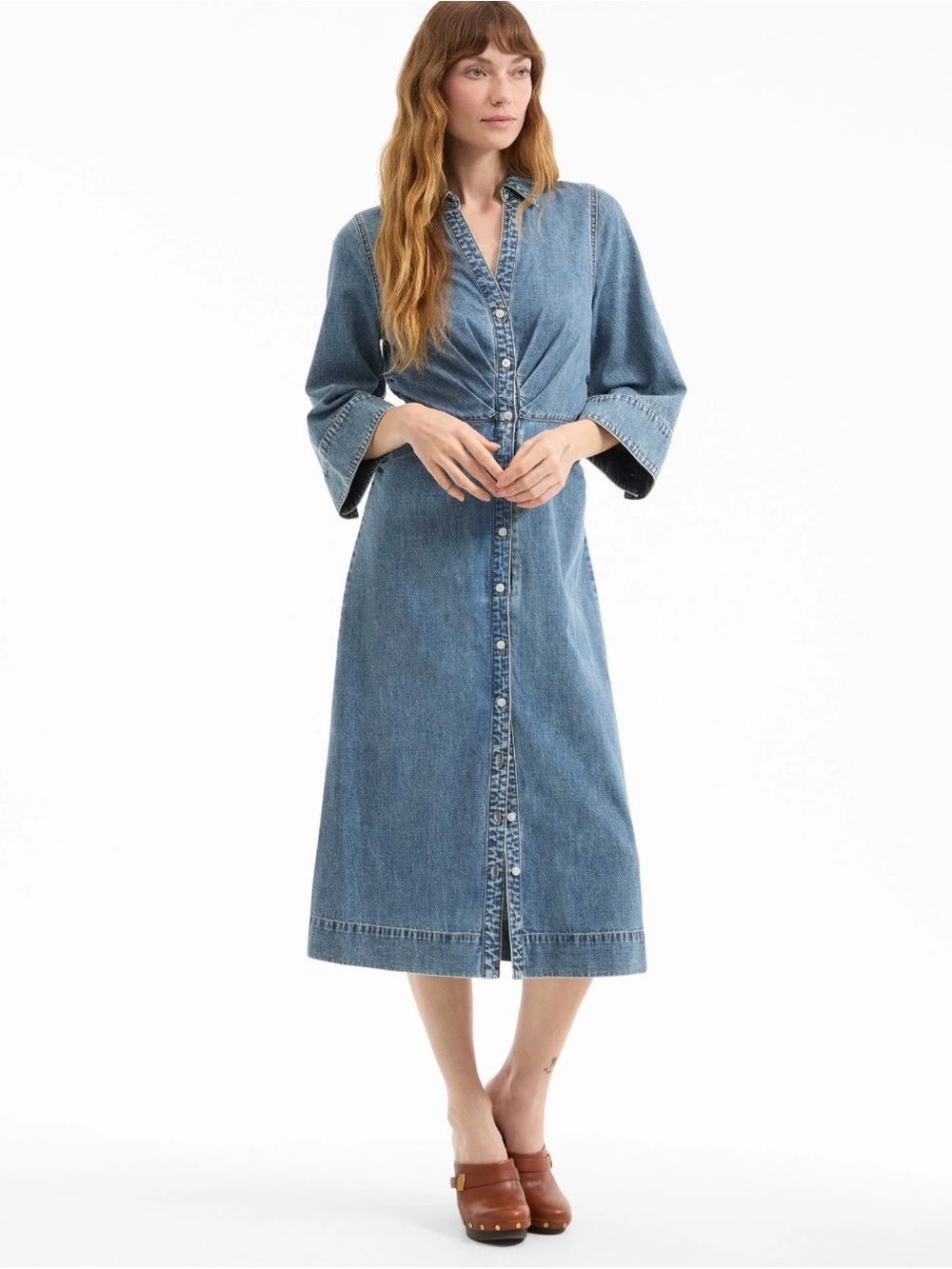 The Veronica Beard Haydon Denim Shirtdress